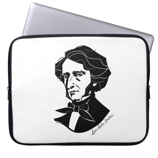 Louis-Hector Berlioz Laptopschutzhülle (Vorderseite)