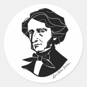 Louis-Hector Berlioz Runder Aufkleber