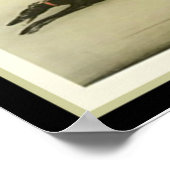 Louis Icart "Racing Greyhounds" Art Deco Print Poster (Ecke)