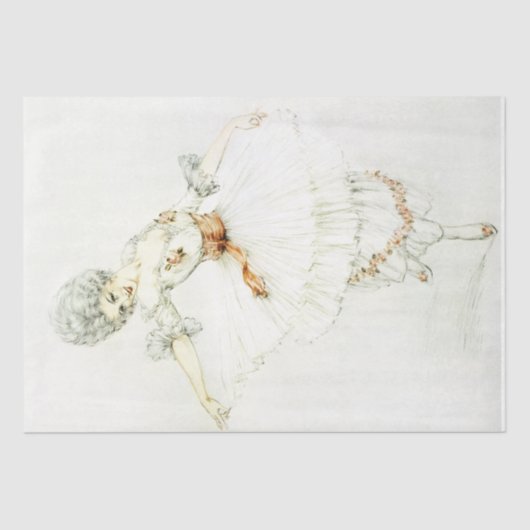 Louis Icart Vintag Woman Marie Antoinette Seidenpapier (Vorderseite)