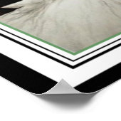 Louis Icart "White Blume" Art Deco Print 16x20 Poster (Ecke)