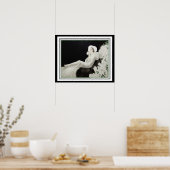 Louis Icart "White Blume" Art Deco Print 16x20 Poster (Küche)