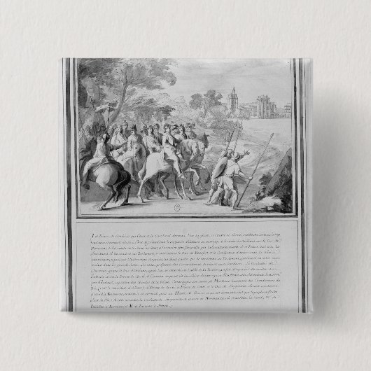 Louis II de Bourbon Prinz von Conde mit Button (Vorderseite)