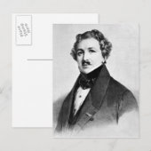 Louis Jacques Mande Daguerre Postkarte (Vorne/Hinten)