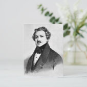 Louis Jacques Mande Daguerre Postkarte (Stehend Vorderseite)