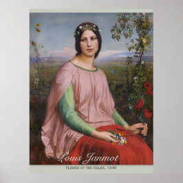 Louis Janmot Blume der Felder CC0913 Large Poster