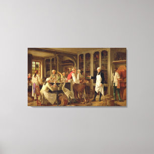 Louis Jean Marie Daubenton (1716-1999) in seinem L Leinwanddruck