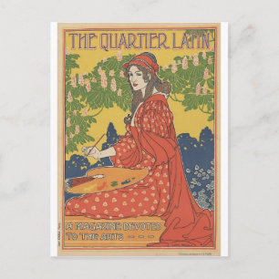Louis John Rhead - The Quartier Latin Postkarte