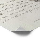 Louis-Joseph de Montcalm 1790 Poster (Ecke)