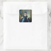 Louis-Joseph-Xavier de France Duke of Quadratischer Aufkleber (Tasche)