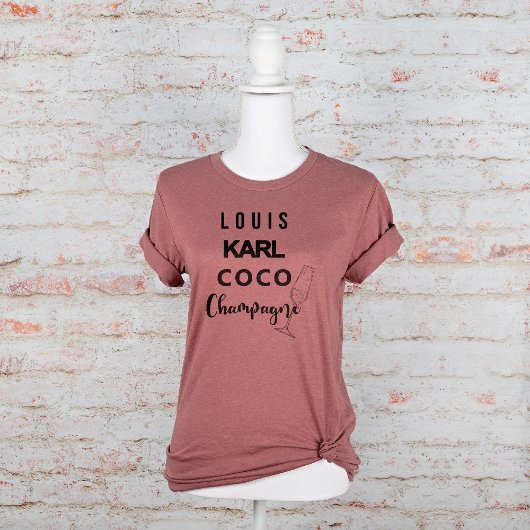 Louis Karl Coco Champagne Statement T-Shirt