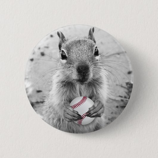 Louis-Kundgebungs-Eichhörnchen - Baseball Button (Vorderseite)