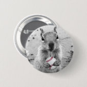 Louis-Kundgebungs-Eichhörnchen - Baseball Button (Vorne & Hinten)