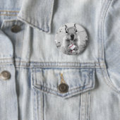 Louis-Kundgebungs-Eichhörnchen - Baseball Button (Beispiel)