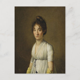 Louis Léopold Boilly Portrait einer Frau Postkarte