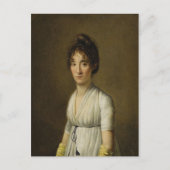 Louis Léopold Boilly Portrait einer Frau Postkarte (Vorderseite)