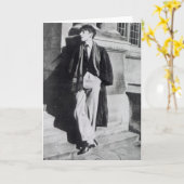 Louis MacNeice während seiner Zeit in Oxford Karte (Gelbe Blume)