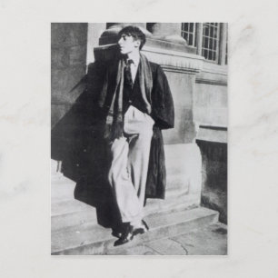 Louis MacNeice während seiner Zeit in Oxford Postkarte