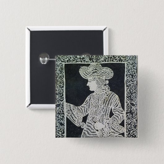 Louis Mandrin Button (Vorne & Hinten)