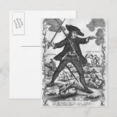 Louis Mandrin Postkarte (Vorne/Hinten)