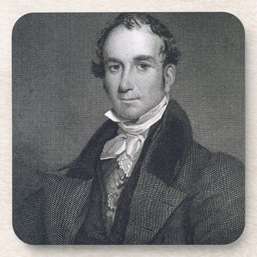 Louis McLane, graviert von Thomas Kelly Untersetzer (Vorderseite)