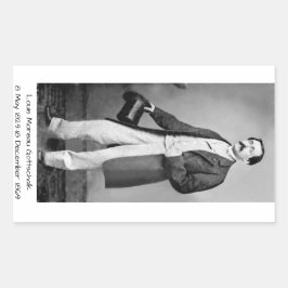 Louis Moreau Gottschalk Rechteckiger Aufkleber