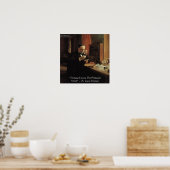 Louis Pasteur "Fortune Wisdom Quote Poster (Küche)