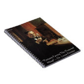 Louis Pasteur "Fortune" Zitat Geschenke und T-Shir Notizblock (Rechte Seite)