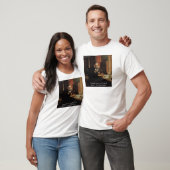 Louis Pasteur "Fortune" Zitat Geschenke und T-Shir T-Shirt (Unisex)