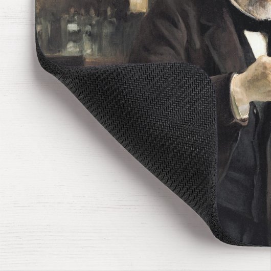 Louis Pasteur in seinem Labor, 1885 Mousepad (Ecke)