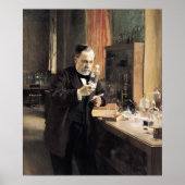 Louis Pasteur in seinem Labor, 1885 Poster (Vorne)