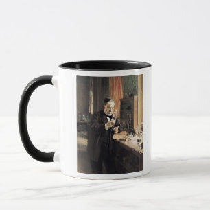 Louis Pasteur in seinem Labor, 1885 Tasse