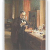 Louis Pasteur Portrait Sticker — Albert Edelfeldt (Vorderseite)