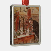 Louis Pasteurexperimentieren Ornament Aus Metall (Rechts)