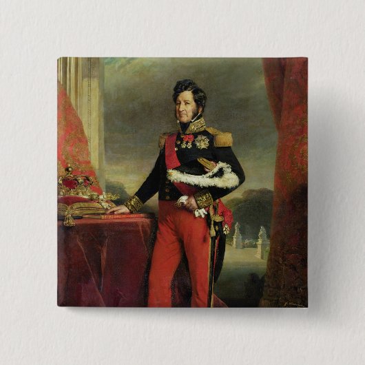 Louis-Philippe I, König von Frankreich Button (Vorderseite)