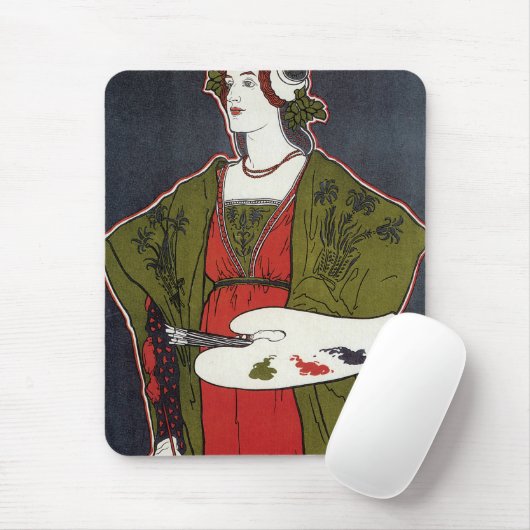 Louis Rhead ~ Salon des Cent Mousepad (Mit Mouse)
