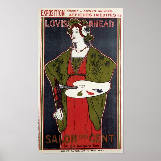 Louis Rhead ~ Salon des Cent Poster (Vorne)