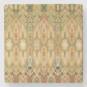 Louis Sullivan Chicago Börse Schablone Steinuntersetzer