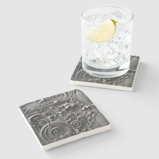 Louis Sullivan Spandrel Panel Detail Steinuntersetzer (Seitenansicht)