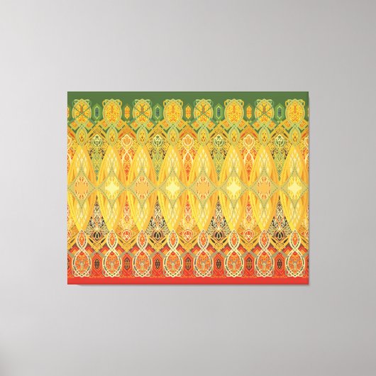 Louis Sullivan Truss Frieze Stencil Leinwanddruck (Vorderseite)