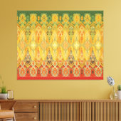 Louis Sullivan Truss Frieze Stencil Leinwanddruck (Insitu (Wohnzimmer))