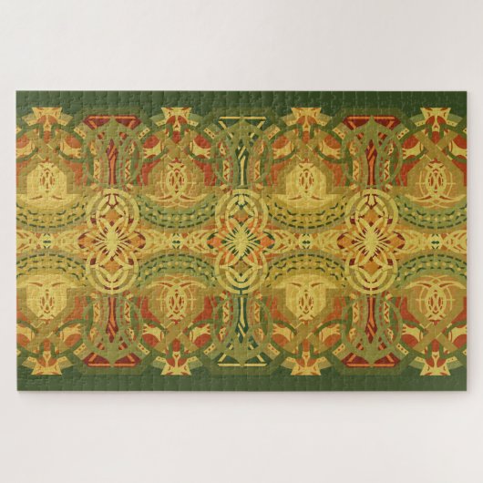 Louis Sullivan Upper Beam Stencil Puzzle (Horizontal)