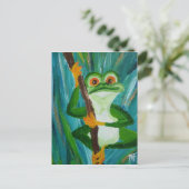 Louis the Frog Postkarte (Stehend Vorderseite)