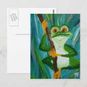 Louis the Frog Postkarte (Vorne/Hinten)