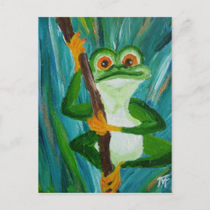 Louis the Frog Postkarte