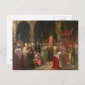 Louis VII der Junge, König von Frankreich Postkarte (Vorne/Hinten)