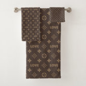 Louis Vuitton Liebesmuster Badhandtuch Set (Insitu)