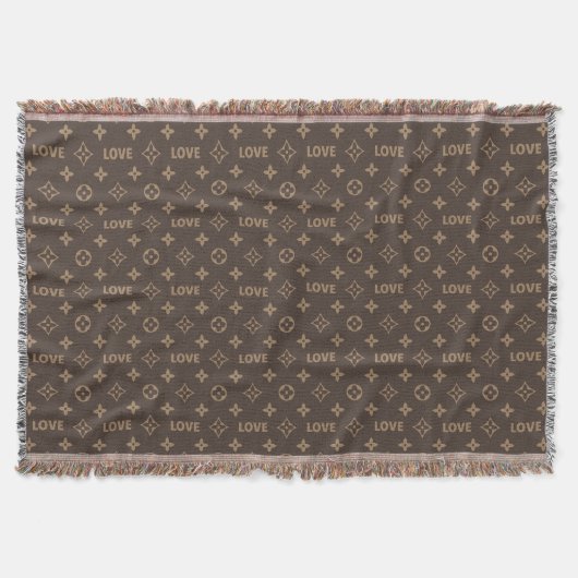 Louis Vuitton Liebesmuster Decke (Vorderseite)