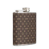 Louis Vuitton Muster Flachmann (Rechts)