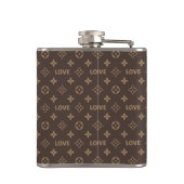 Louis Vuitton Muster Flachmann (Rückseite)